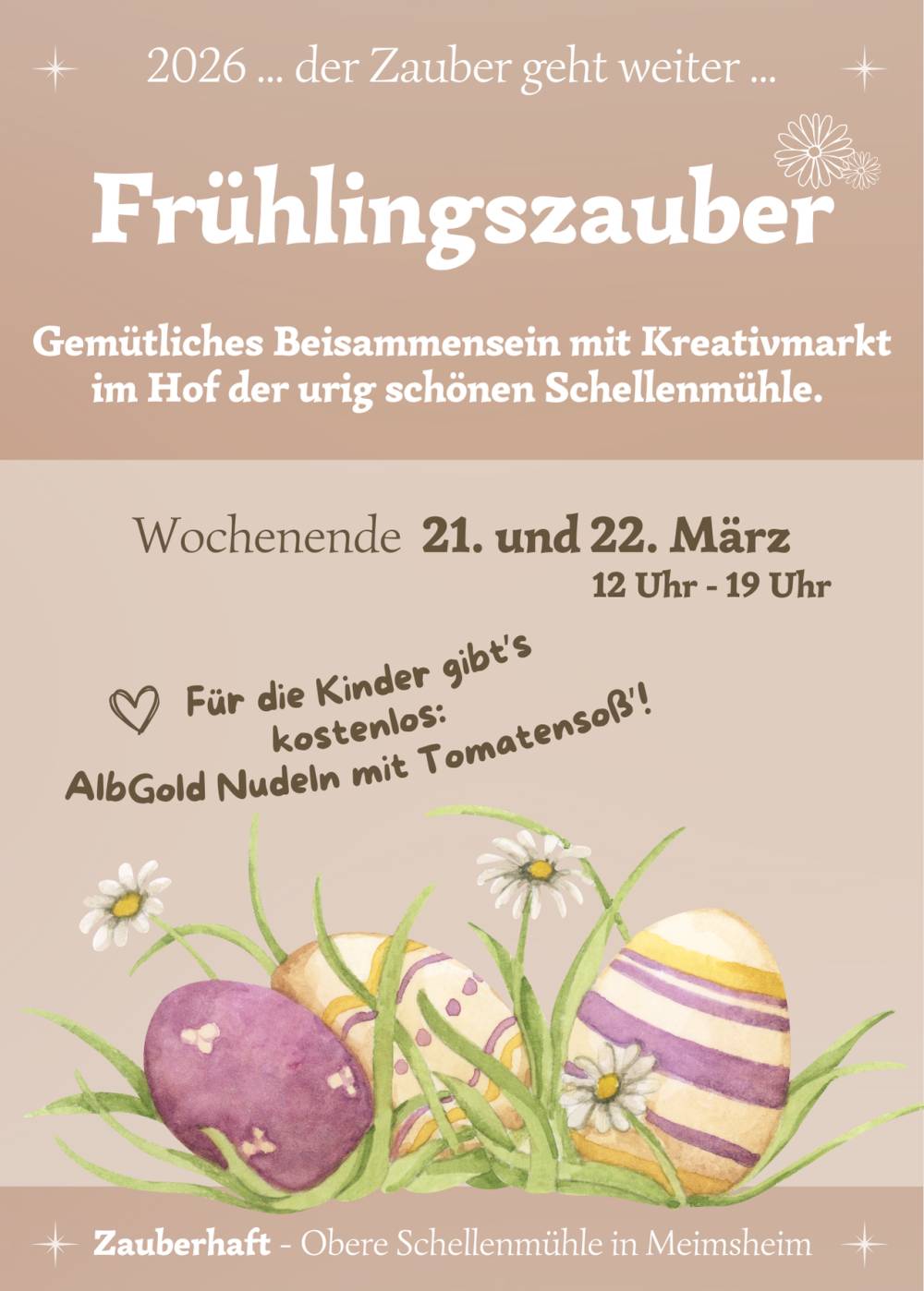 Frühlingszauber in der Schellenmühle