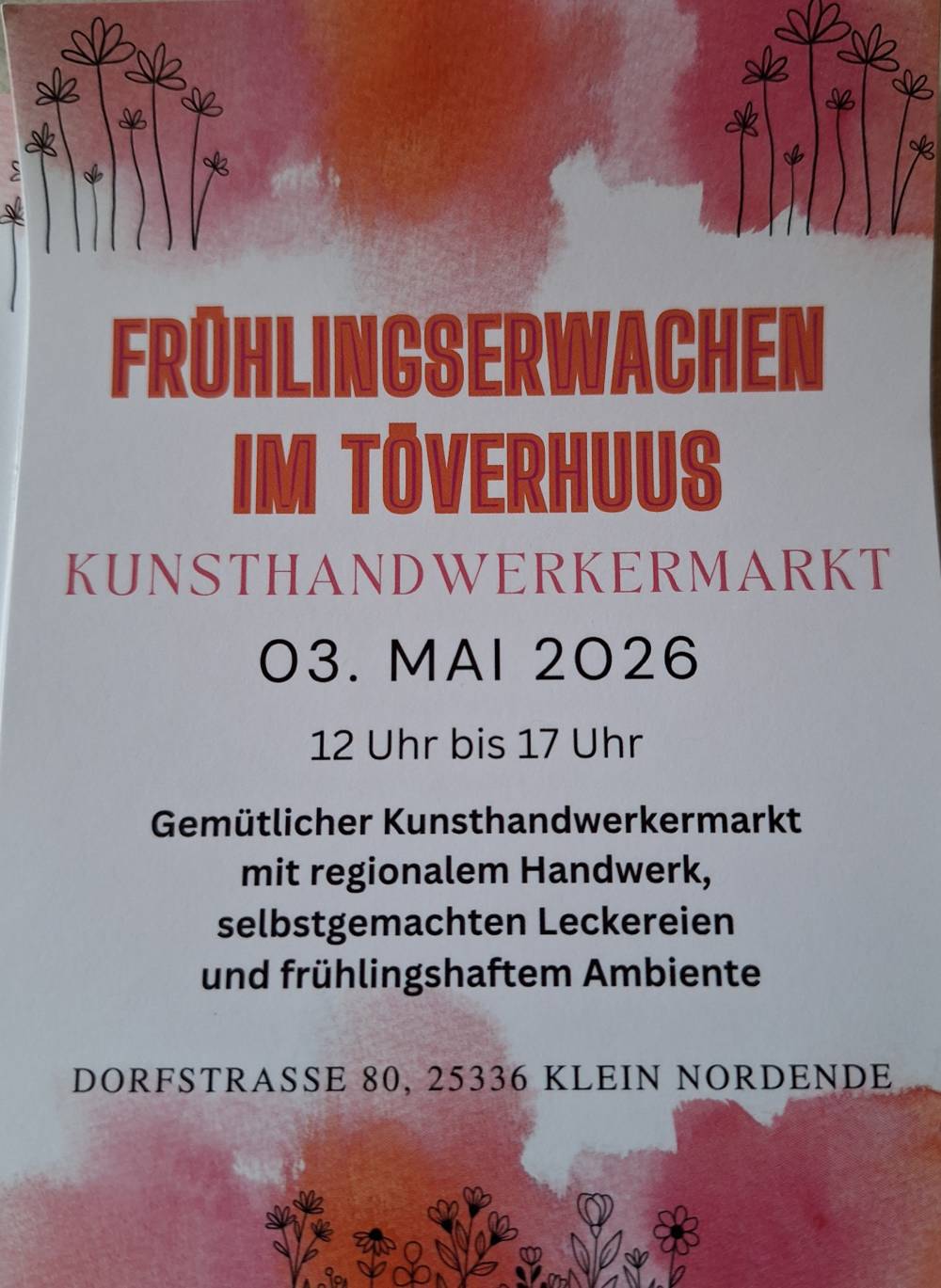 Frühlingserwachen im Töverhuus