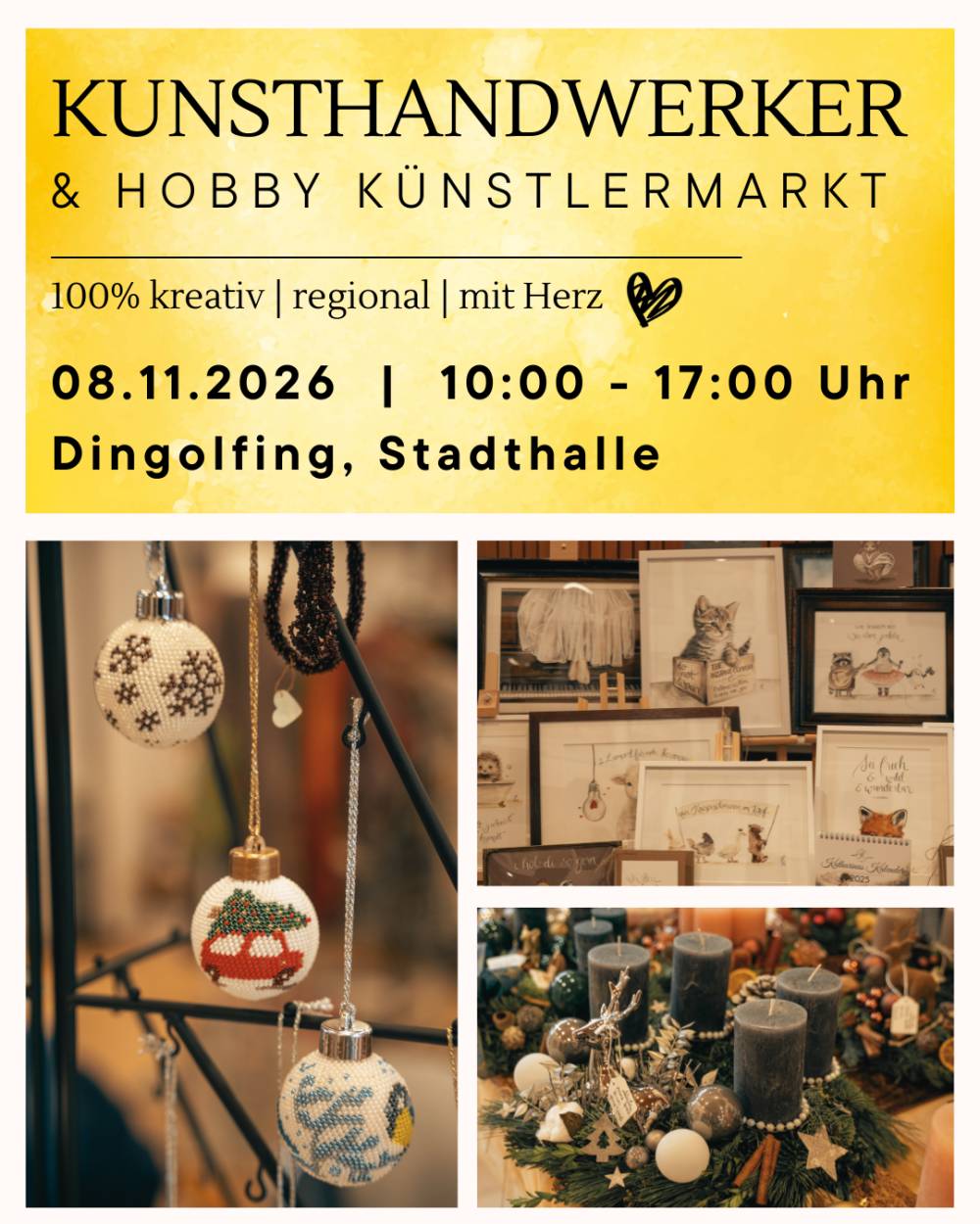 Kunsthandwerker & Hobbykünstlermarkt