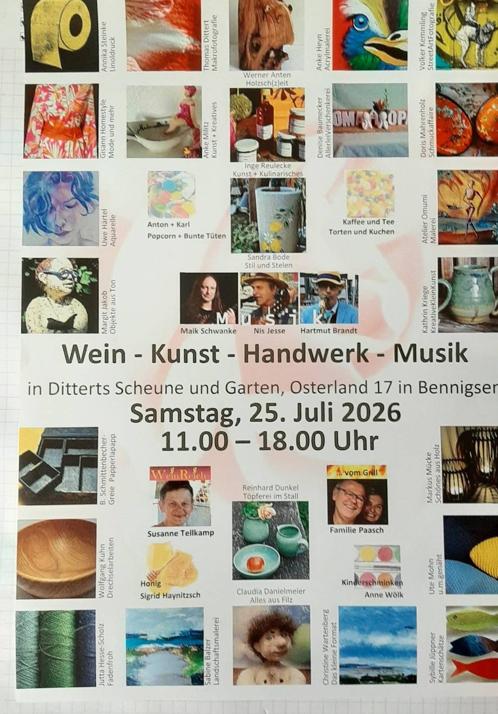 Wein - Kunst - Handwerk - Musik