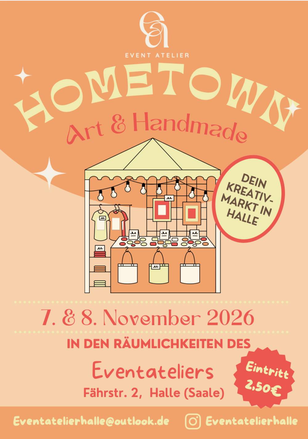 Hometown Markt – Kunst & Handmade in Halle