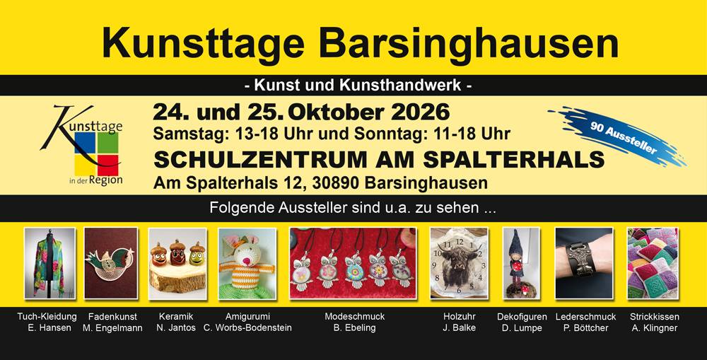 Kunsttage Barsinghausen – Der Kunsthandwerkermarkt | Bild 1