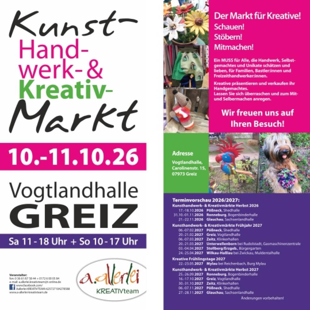 Kunsthandwerk- und Kreativmarkt