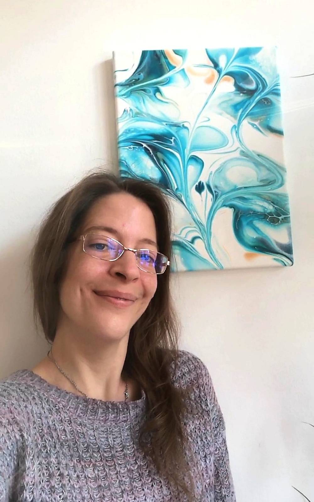 Basics-Kurs: Acrylic Pouring auf Leinwand (max. 40x40cm)