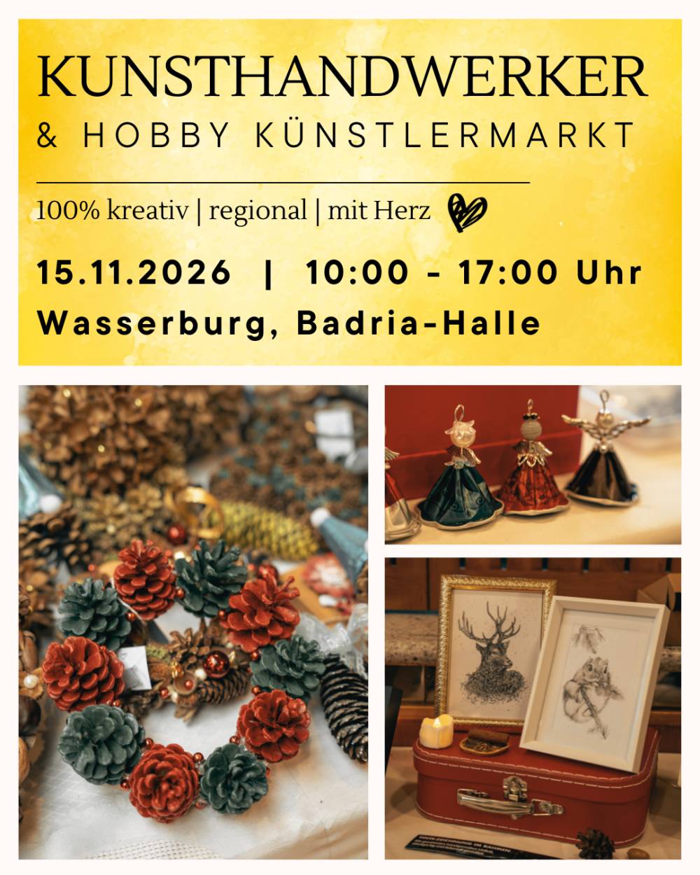 Kunsthandwerker & Hobby Künstlermarkt