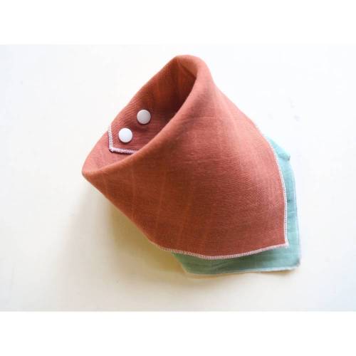 Musselin Dreieckstuch zum Wenden  - Baby / Kleinkind (3 - 24 Monate)