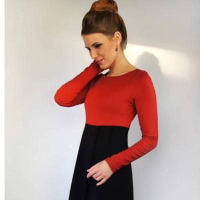 Kleid DUFFY two tone von Feen und Helden figurgünstige A-Linie Länge nach Wahl
