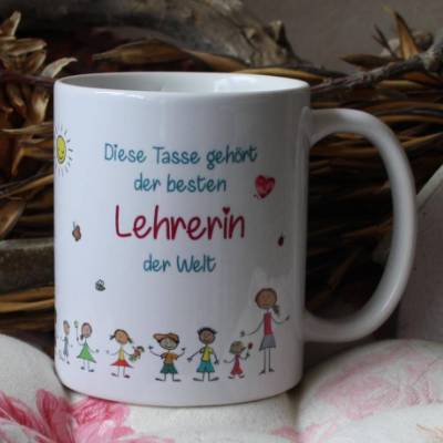 Tasse - Diese Tasse gehört dem besten Lehrerin