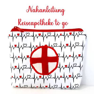 Nähanleitung Reiseapotheke to go in deutscher Sprache