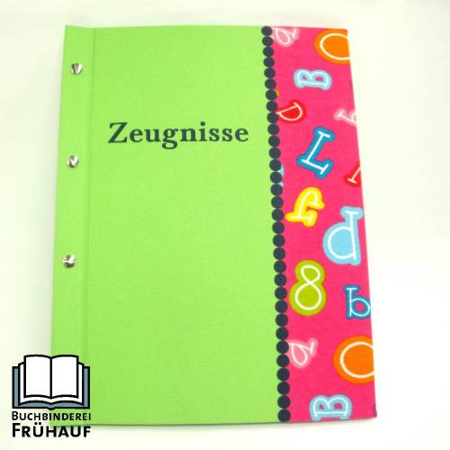 Zeugnismappe Sammelmappe für Zeugnisse