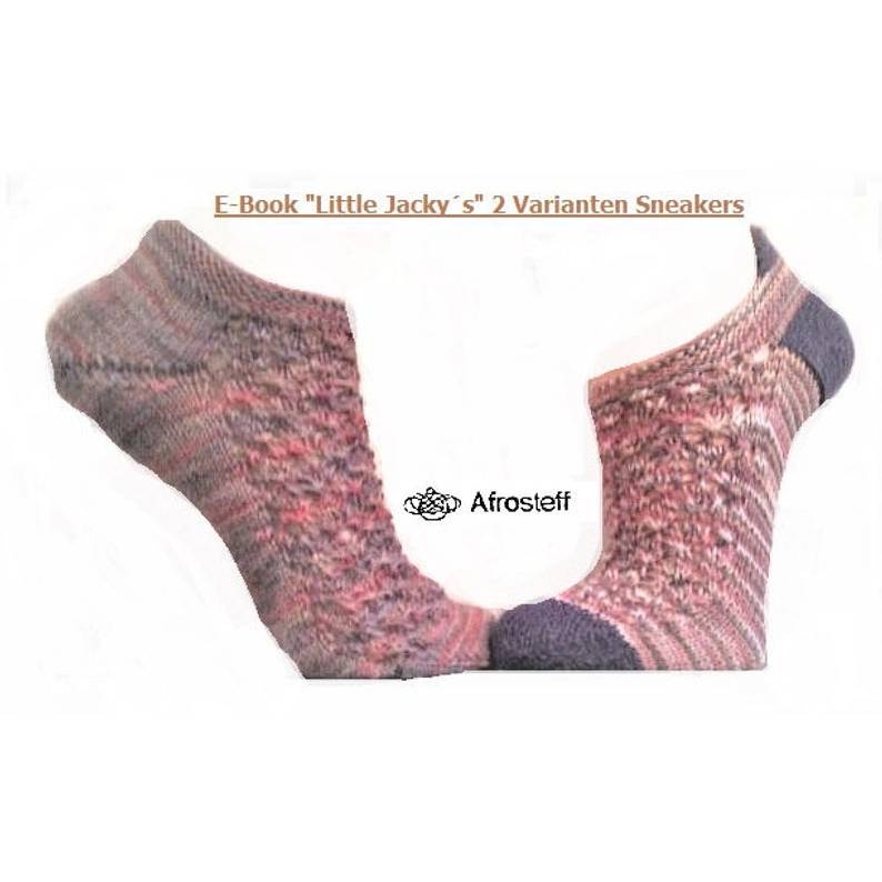 Strickanleitung für Sneaker-Sockenmuster "Little Jackys" mit zusätzlicher Varianten Bild 4