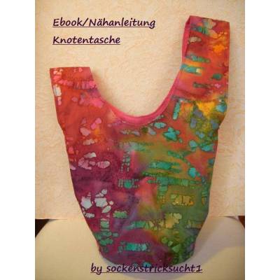 E-Book Handtasche japanische Knotentasche, Nähanleitung, Beuteltasche