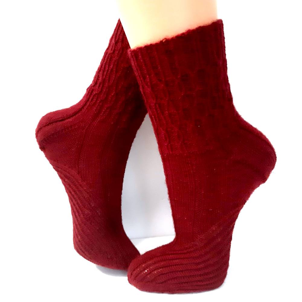 Strickanleitung für Sockenmuster "DNA Socken" für Männer und Frauen Bild 2
