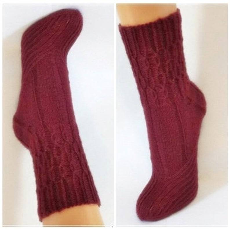 Strickanleitung für Sockenmuster "DNA Socken" für Männer und Frauen Bild 3