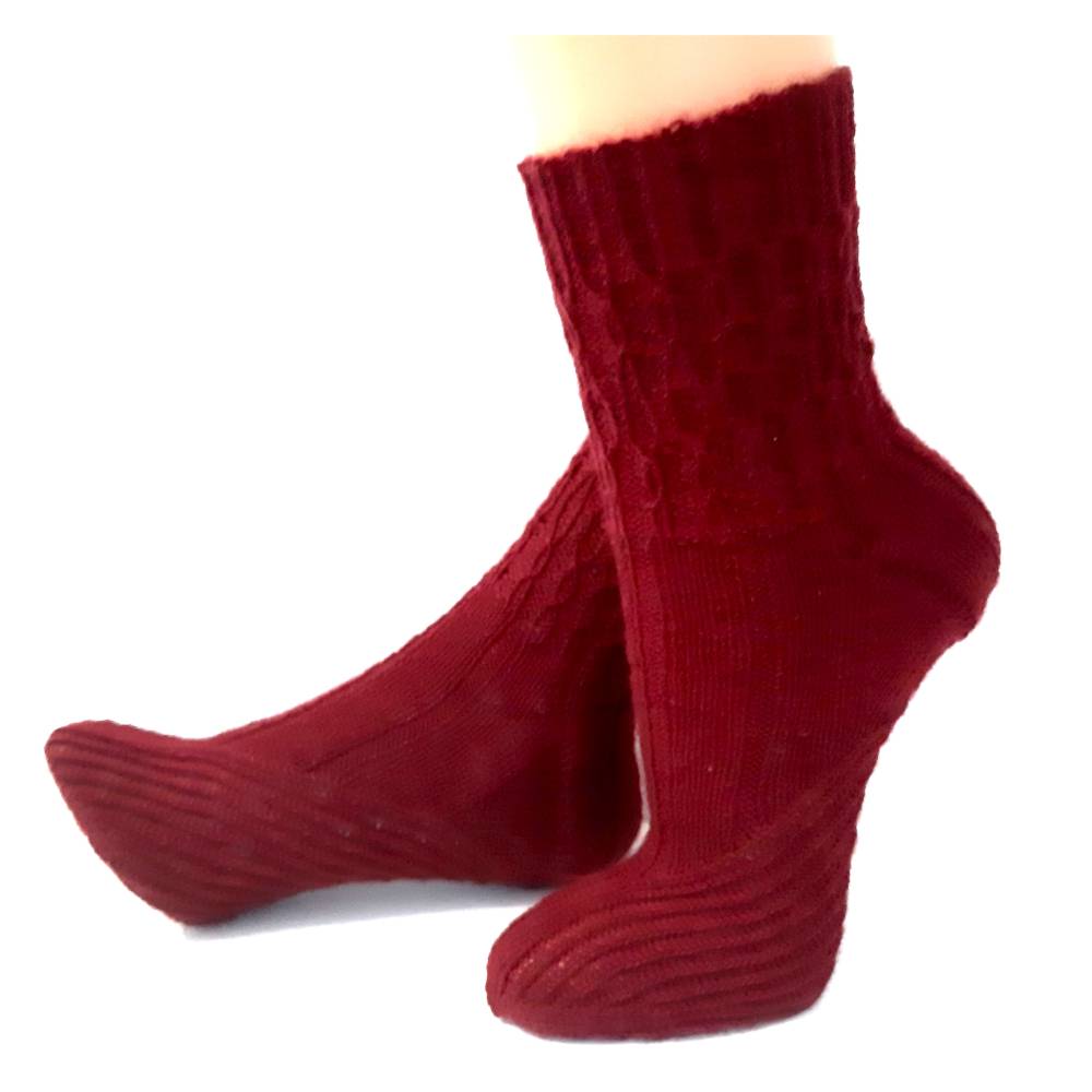 Strickanleitung für Sockenmuster "DNA Socken" für Männer und Frauen Bild 4