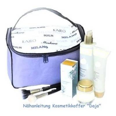 Nähanleitung für den Kosmetikkoffer „Daja“ mit praktischem Henkel