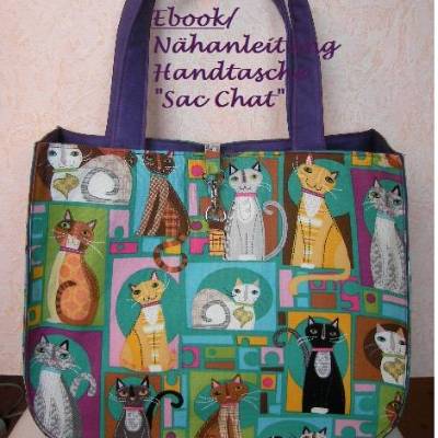 E-Book, Handtasche/ Schultertasche/ Shopper "Sac", Nähanleitung,