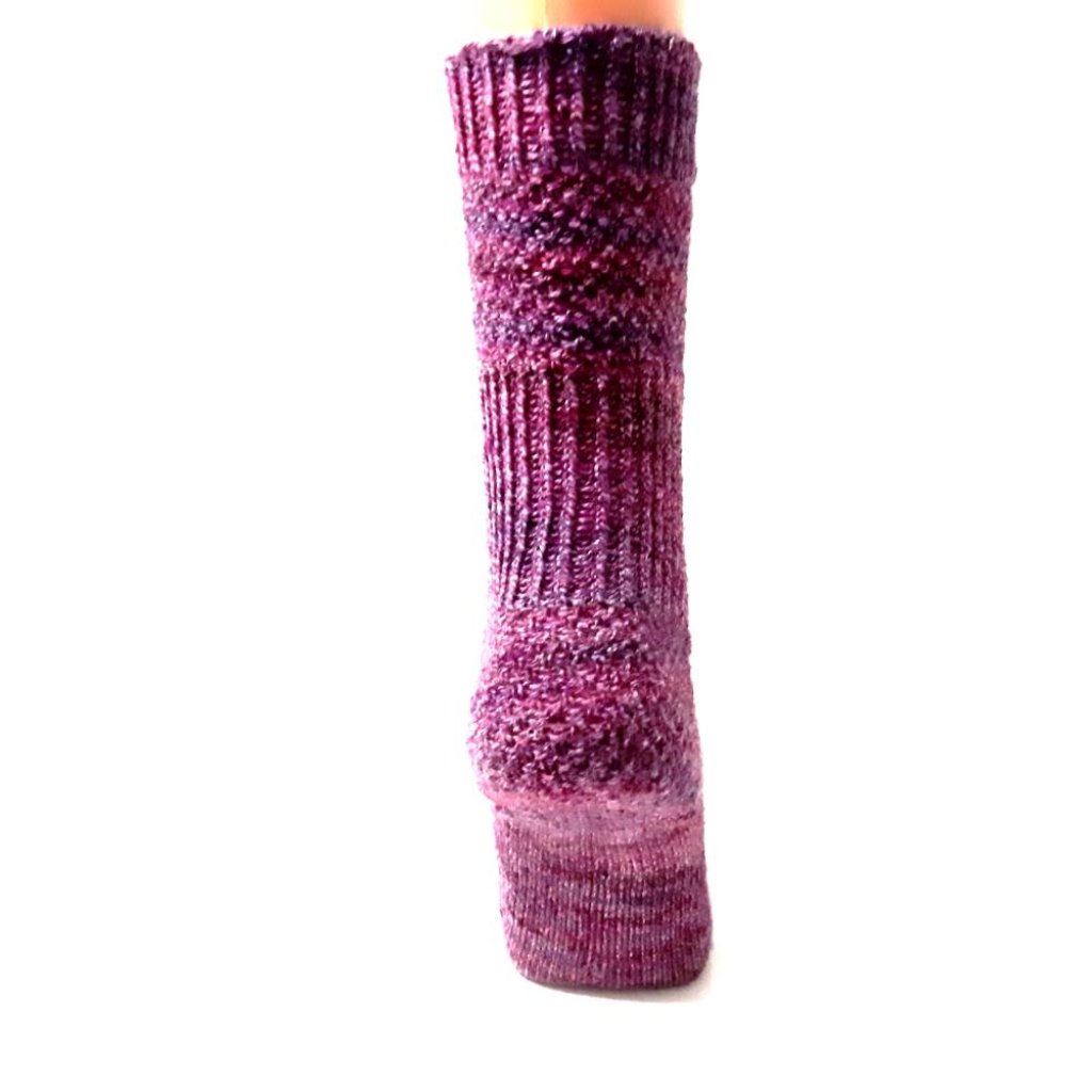 Strickanleitung für Sockenmuster "Catch the pearl" in deutsch und englisch geschrieben Bild 6