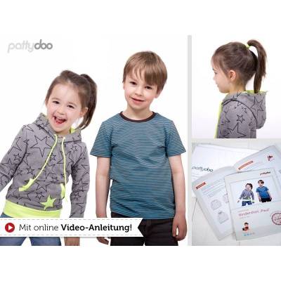 Papierschnittmuster Paul Kindershirt by pattydoo Gr 92- 146 (1 Stück/11,- €)