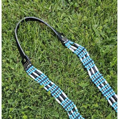 Bandolier, Powwow, 60 cm  langer Halsschmuck, in Anlehnung an Originale