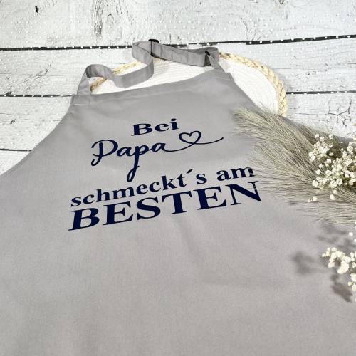 Schürze Kochschürze Grillschürze personalisiert bei Papa schmeckts am BESTEN