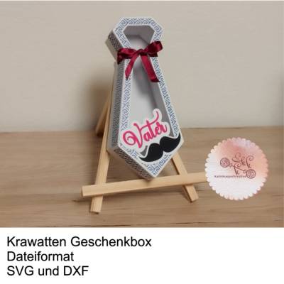 Plotterdatei Krawatten Geschenkbox