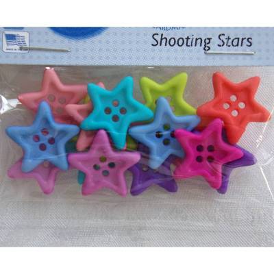 Dress it up Knöpfe    Sterne in Pastell     (1 Pck.)   Shooting Stars