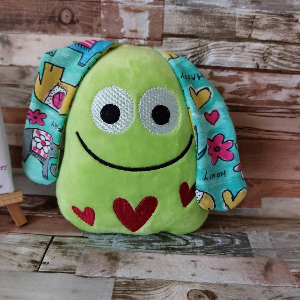 Glücksbringer, Mutmacher, Bester Freund "Drei Herzchenkuschel" ,Tröster in der Not, für Kindergarten oder zu Einschulung Bild 9