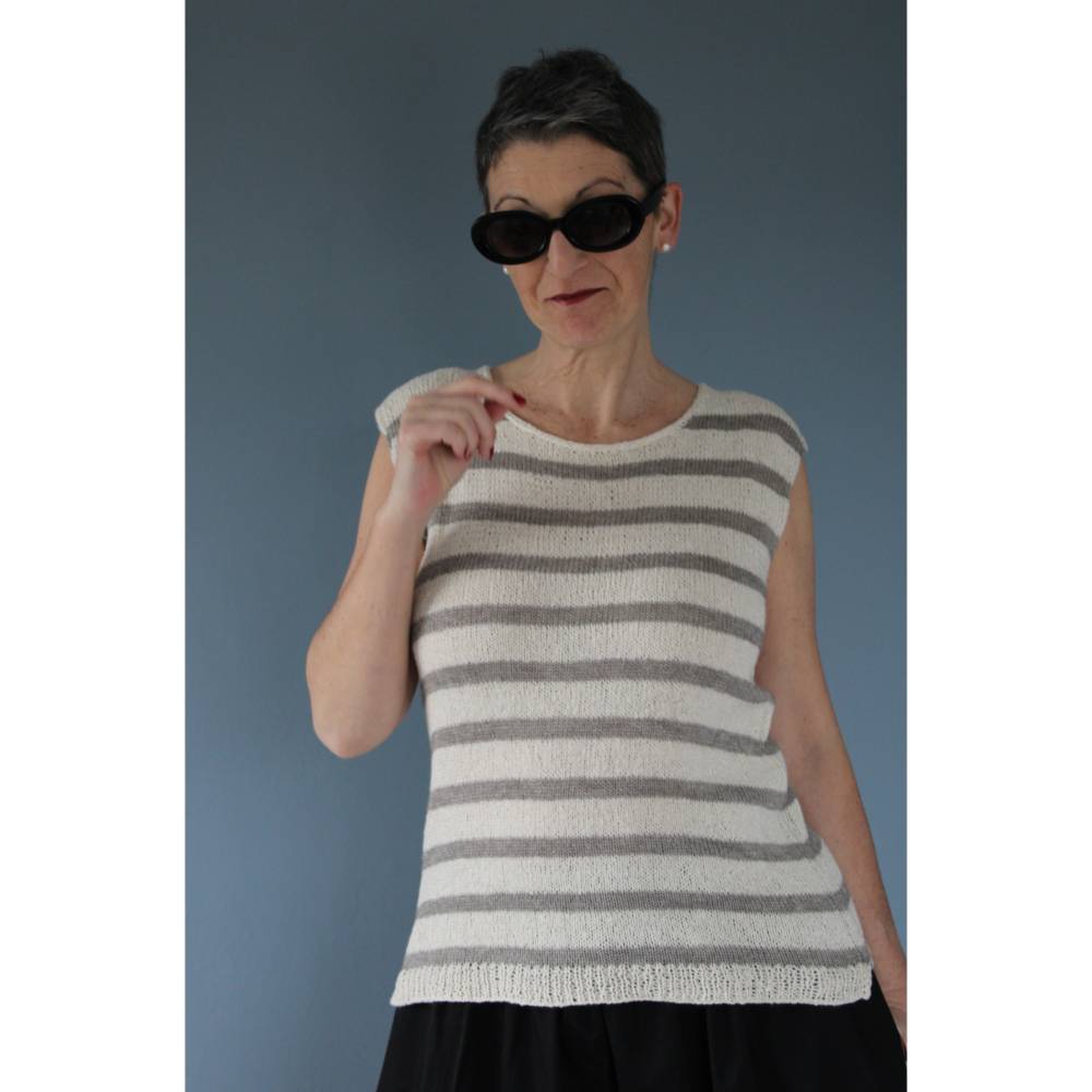 Strickanleitung: Dolly - Top in 4 Doppelgrößen von 36/38 bis 48/50 Bild 10