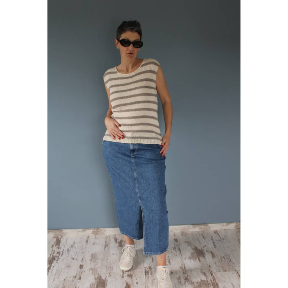 Strickanleitung: Dolly - Top in 4 Doppelgrößen von 36/38 bis 48/50 Bild 5