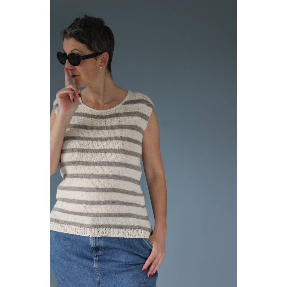 Strickanleitung: Dolly - Top in 4 Doppelgrößen von 36/38 bis 48/50 Bild 7