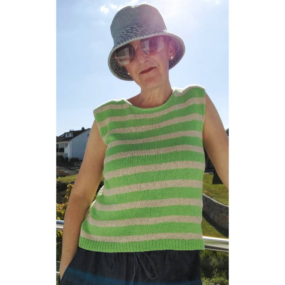 Strickanleitung: Dolly - Top in 4 Doppelgrößen von 36/38 bis 48/50 Bild 8