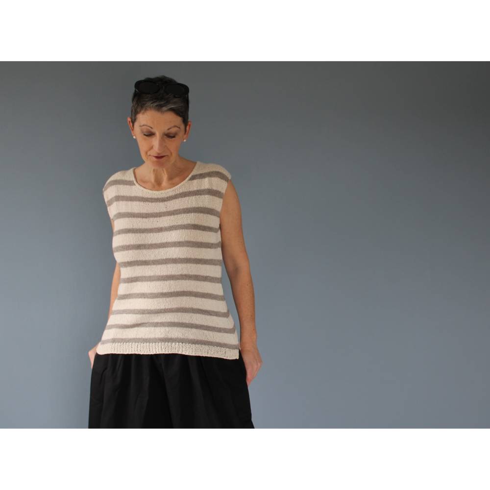 Strickanleitung: Dolly - Top in 4 Doppelgrößen von 36/38 bis 48/50 Bild 9