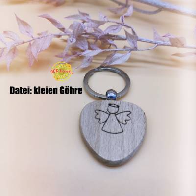 Schlüsselanhänger, Holzanhänger, Keychain, Schlüsselband