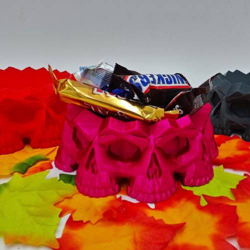 3D Druck | Totenkopf Schale | Schädel Schale | Halloween Schale | Süßes Saures | 3D Gedruckte Schale | Kopf Schale