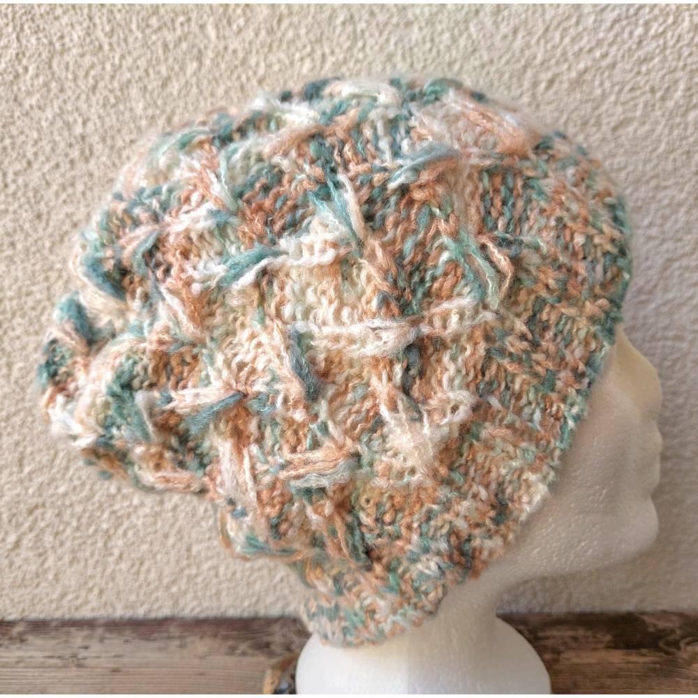 Mütze und Schal FEDERBOA | Strickanleitung Bild 8