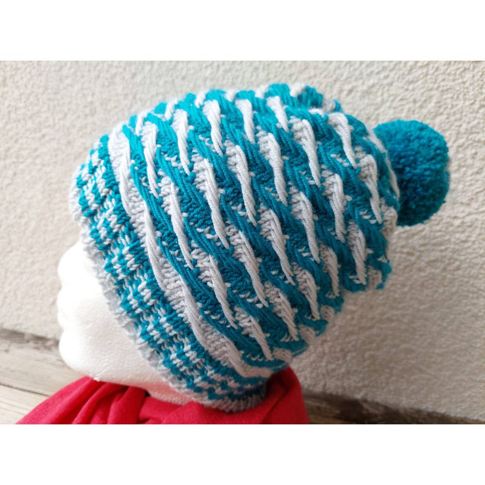 Mütze Serrated Harmony | Strickanleitung Bild 1