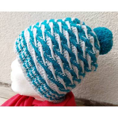 Mütze Serrated Harmony | Strickanleitung