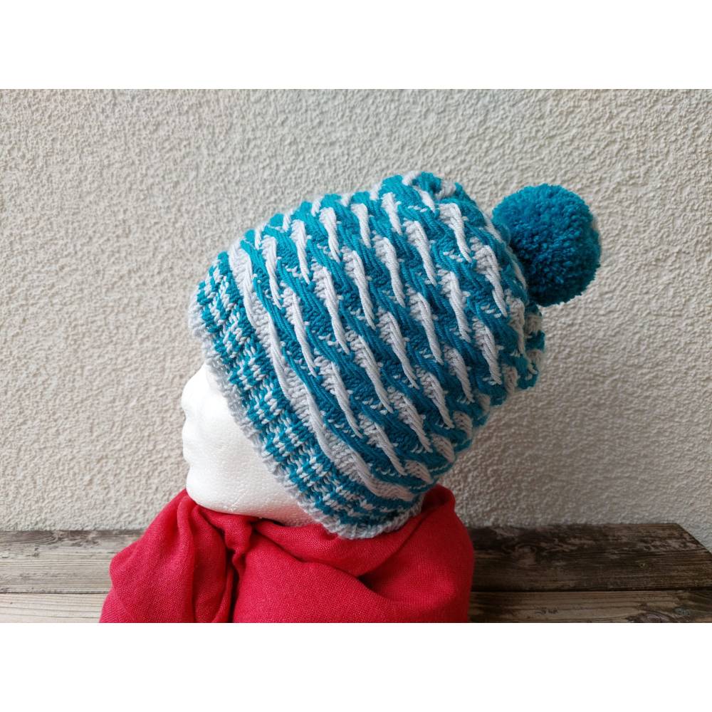 Mütze Serrated Harmony | Strickanleitung Bild 4
