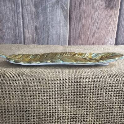 Schmuck Schale -  "Feder" - Tischdeko - Deko -
