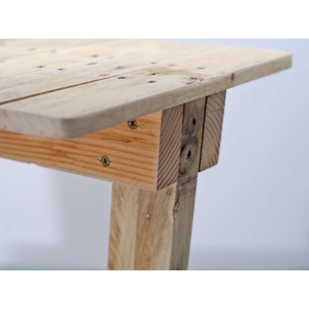 Kleiner Holzstuhl aus Palettenholz – Nachhaltiges Unikat für Garten & Balkon Bild 7