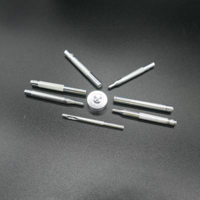 Schlagwerkzeug‑Set für Metalldruckknöpfe – 8‑tlg. Handschlageisen, Lochstanzer & Mini‑Amboss für Leder und Stoff