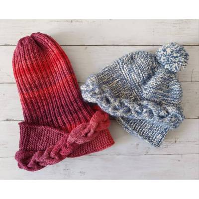 Mütze|Beanie ROSALIE | Strickanleitung