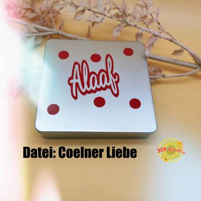 Schokoladendose Alaaf,  Schokodose, Dose,