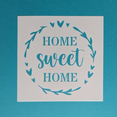 Schablone "Home Sweet Home"