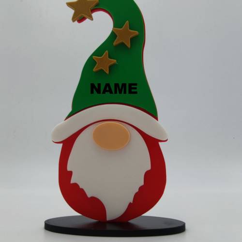 3D Druck Geschenk Weihnachten personalisiert | Wichtel mit Namen | Advent | Adventszeit