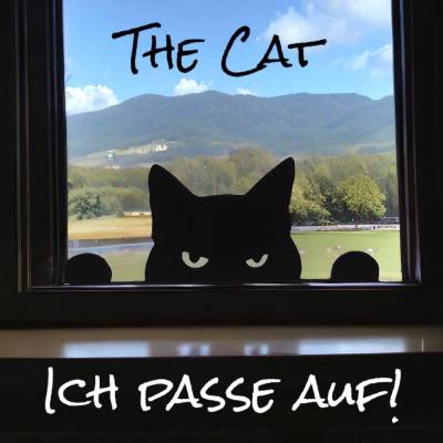 Achtung Katze, diese Wachkatze passt auf.