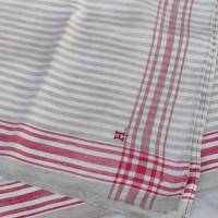 Vintage Rolltuch - Mangeltuch - Bauernleinen - über 100 Jahre - mit Monogramm 