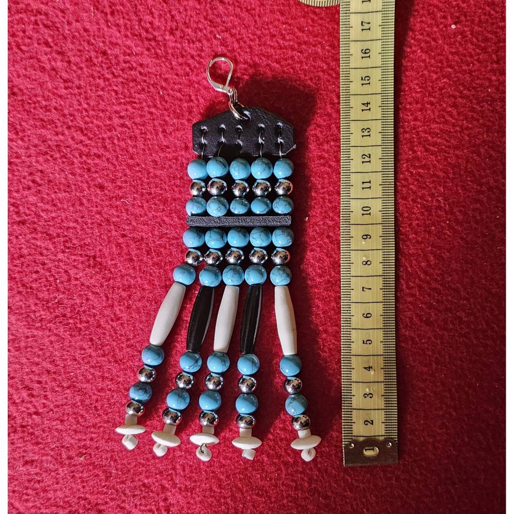 Powwow Ohrschmuck, in Anlehnung an Originale Bild 5