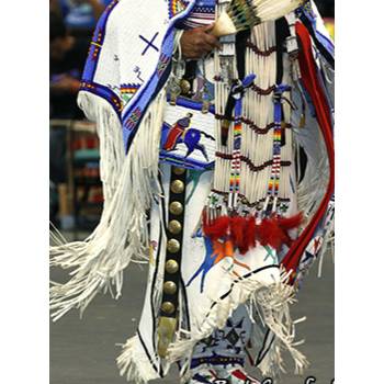 Powwow Ohrschmuck, in Anlehnung an Originale Bild 7